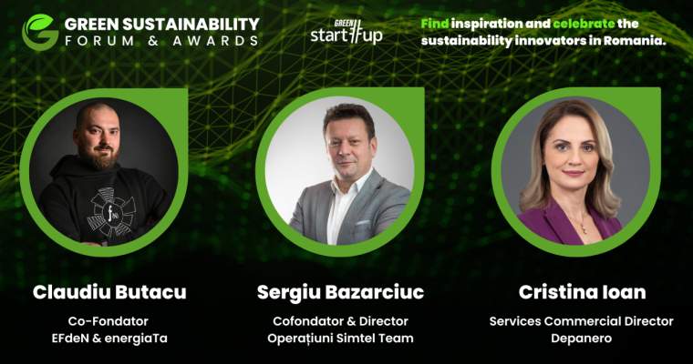 Green Start-Up: Green Start-Up Sustainability Forum & Awards 2023: drumul la independență energetică e cu energie verde