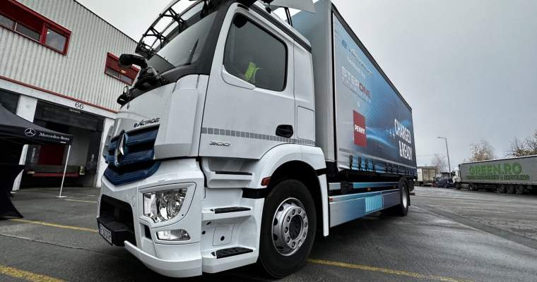 Green Start-up: PENNY, primul retailer din România care testează camionul electric