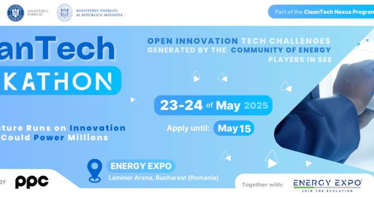 Green Start-Up: Techcelerator caută startup-uri verzi: premii de 22.000 de euro și 9 provocări în cadrul CleanTech Hackathon