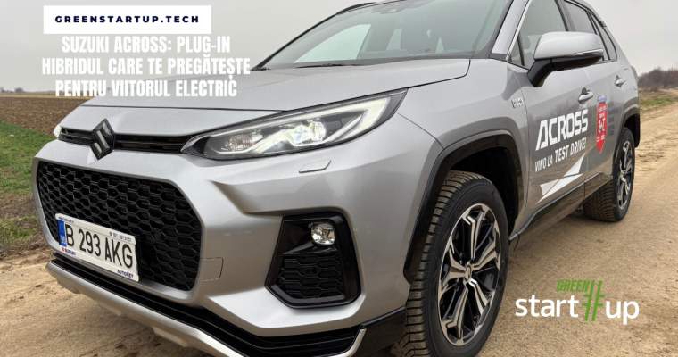 (Green Start-Up): Nu e complet electric, dar poți merge cu el în oraș doar pe baterii dacă îl încarci. Este Suzuki Across