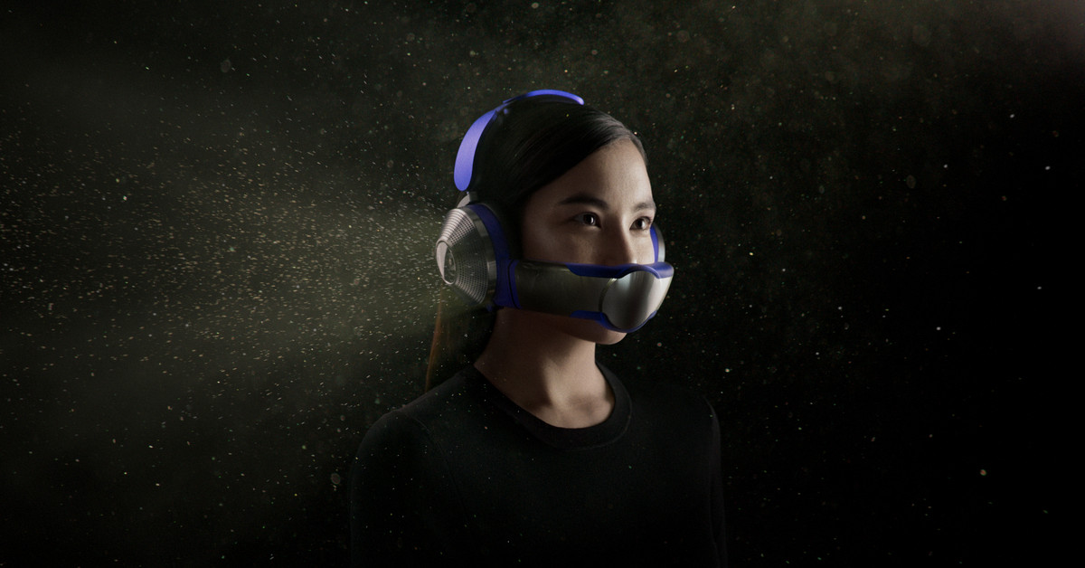 The Verge: Căștile cu mască și purificator de la Dyson
