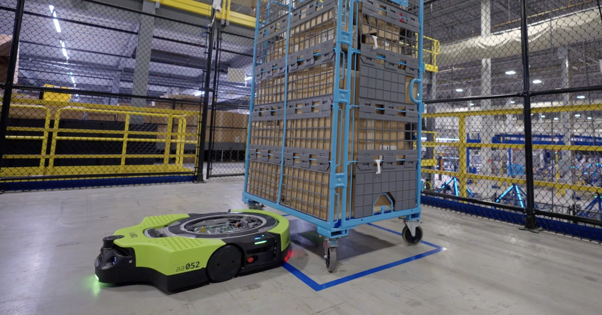 The Verge: Amazon anunță primul său robot de depozit complet autonom