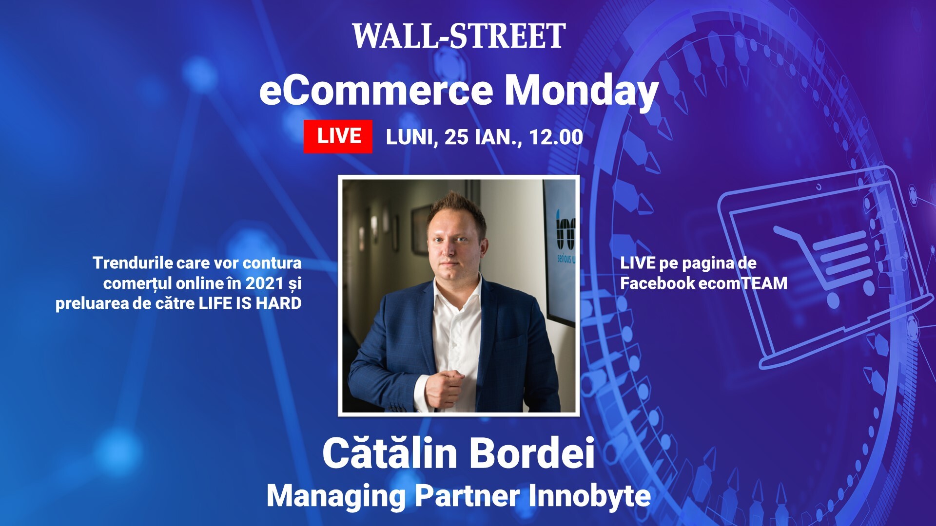 Wall-Street.ro: Cătălin Bordei, Innobyte: Am primit mai multe propuneri de fuziuni și achiziții