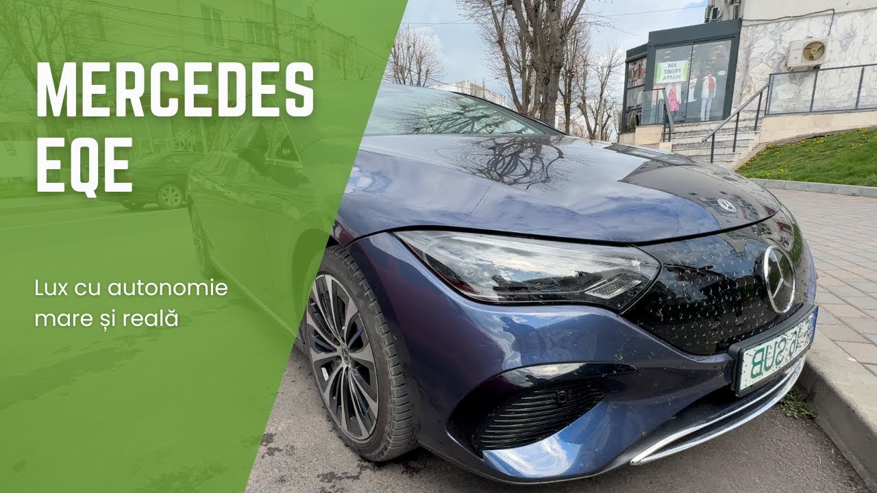 Green Start-Up: Test Drive Mercedes-Benz EQE 300: limuzină electrică de lux cu autonomie mare