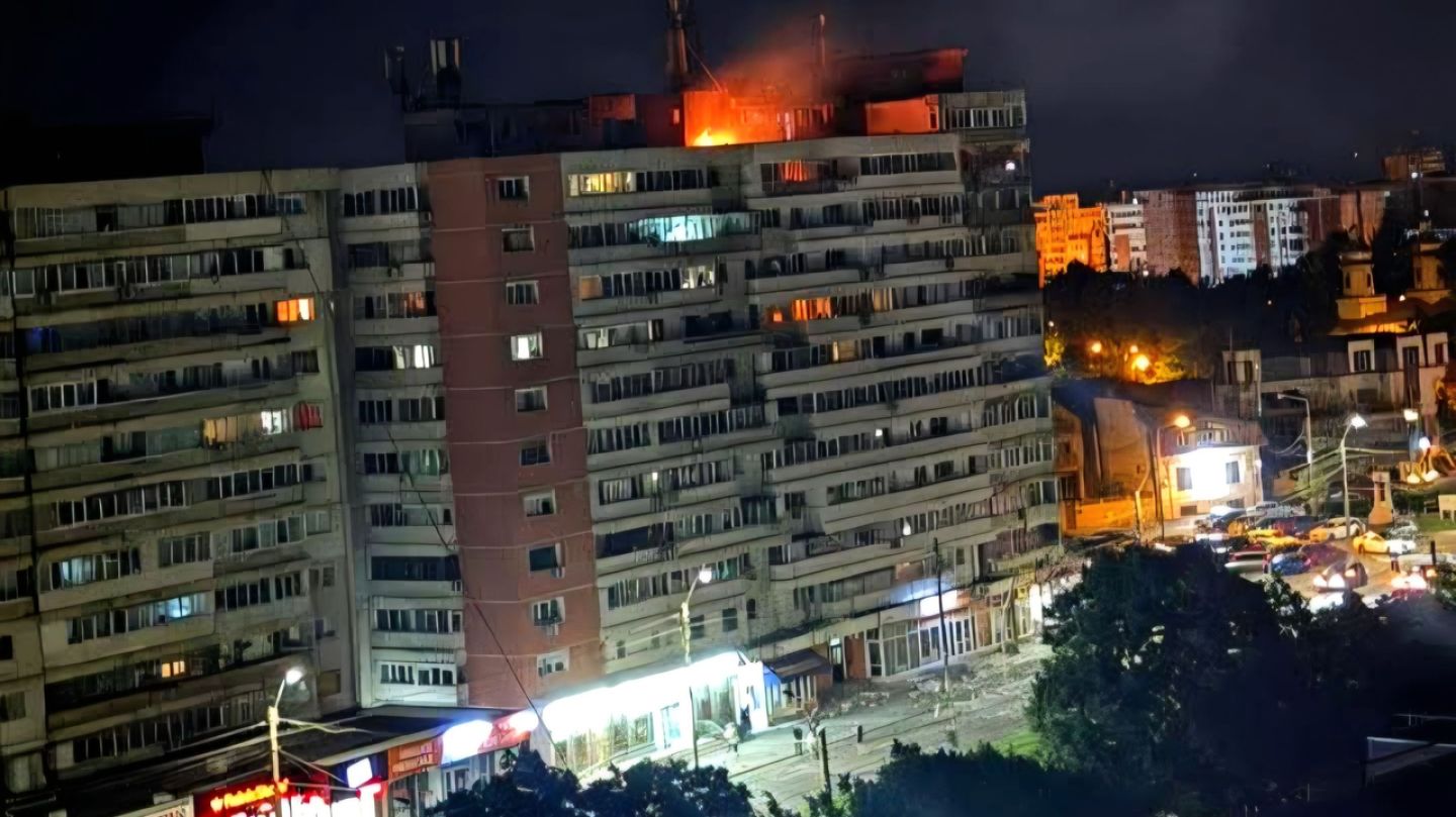 wall-street.ro: O dronă rusească a căzut peste un bloc din Galați noaptea trecută