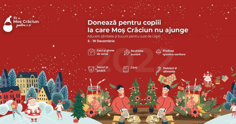 Green Start-up: Campania ”Fii Moș Crăciun pentru o zi” ajunge la copiii din județele Giurgiu, Călărași și Teleorman. Cum te poți implica