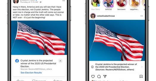 The Verge: Rezultatele alegerilor din SUA le vei primi pe Facebook și Instagram