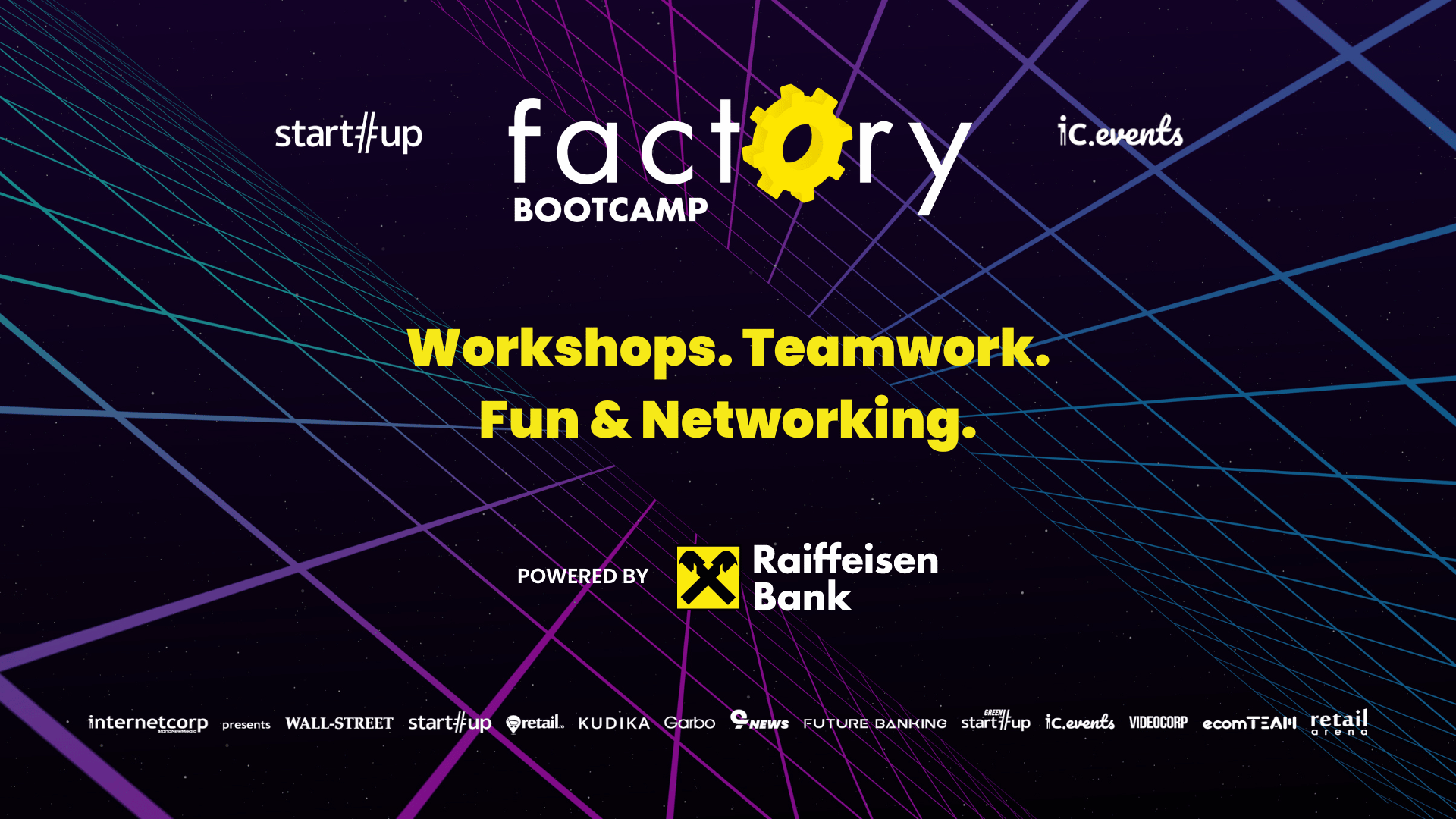 Factory Bootcamp: înscrie-te la mini-tabăra de antreprenoriat de pe 27-28 septembrie