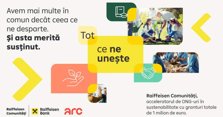 Green Start-Up: Raiffeisen Comunități revine cu două tipuri de finanțări pentru proiecte „verzi”