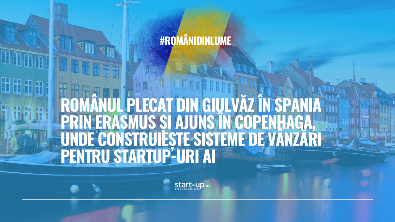 Românul plecat din Giulvăz în Spania prin Erasmus și ajuns în Copenhaga, unde construiește sisteme de vânzări pentru startup-uri AI | Români din lume