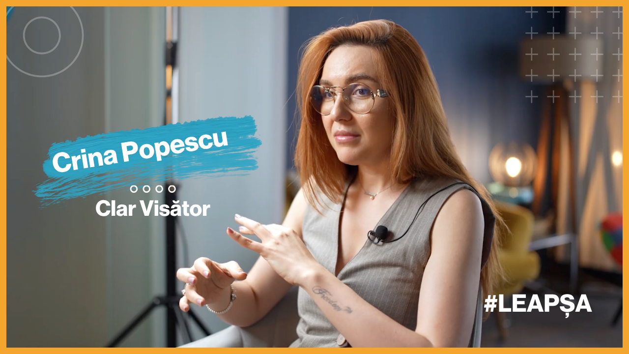 Crina Popescu, fondator Clar Visător Studio: „Talentul înseamnă 30% din cheia succesului. Restul înseamnă business”