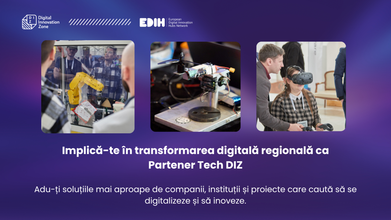 Digital Innovation Zone caută companii tech pentru proiectele de digitalizare din regiunea Nord-Est