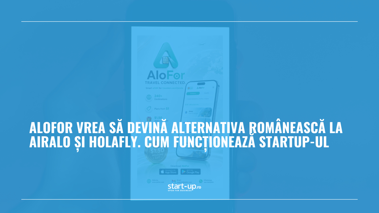 Un startup construit în România intră în competiție cu giganții eSIM: AloFor acoperă peste 200 de destinații
