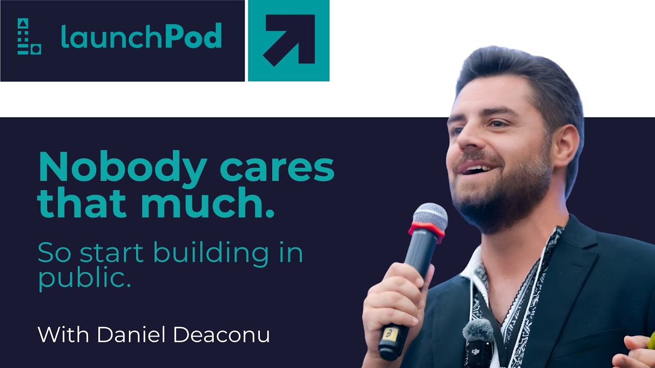 LaunchPod | Daniel Deaconu, GTM Brigade | „Fă primul pas și vorbește despre ce construiești"