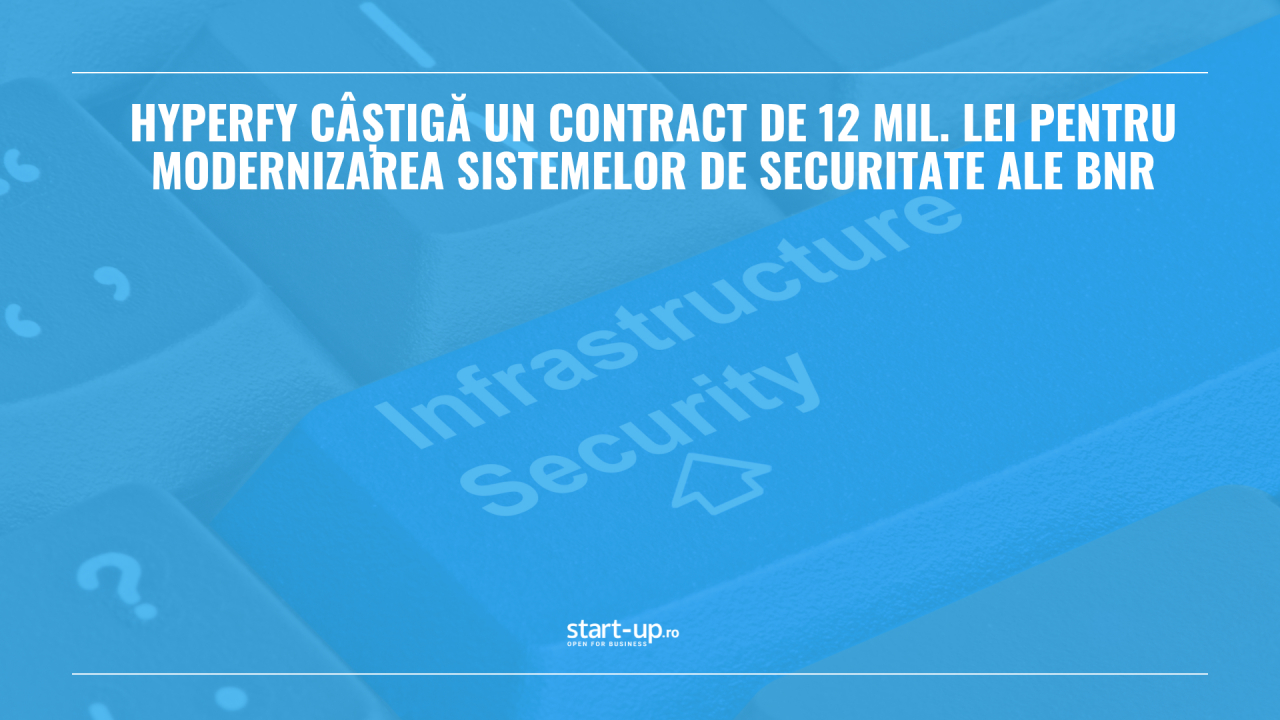Hyperfy câștigă un contract de 12 mil. lei pentru modernizarea sistemelor de securitate ale BNR