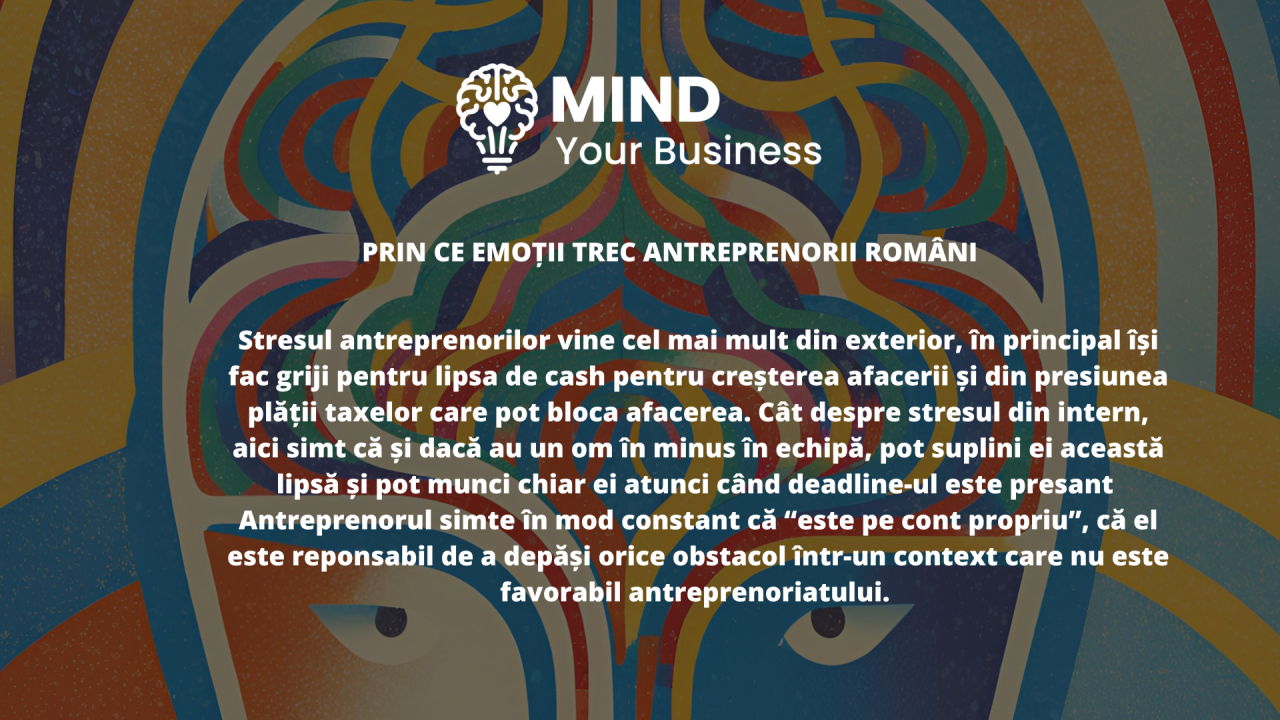 Prin ce emoții trec antreprenorii români
