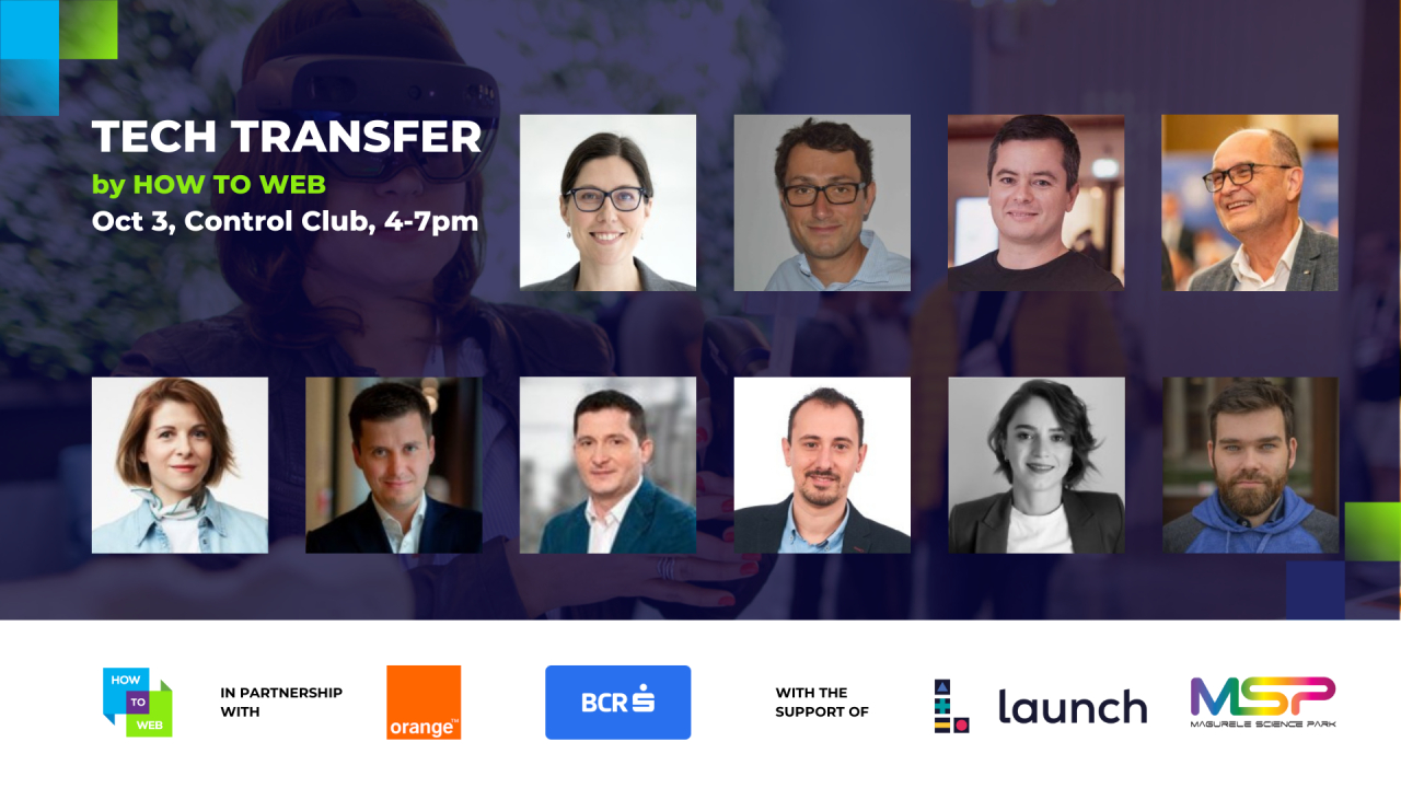 Tech Transfer, eveniment despre colaborarea dintre companii, universități și startup-uri