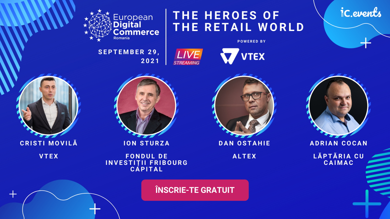 The Heroes of the Retail World: 29 septembrie la European Digital Commerce