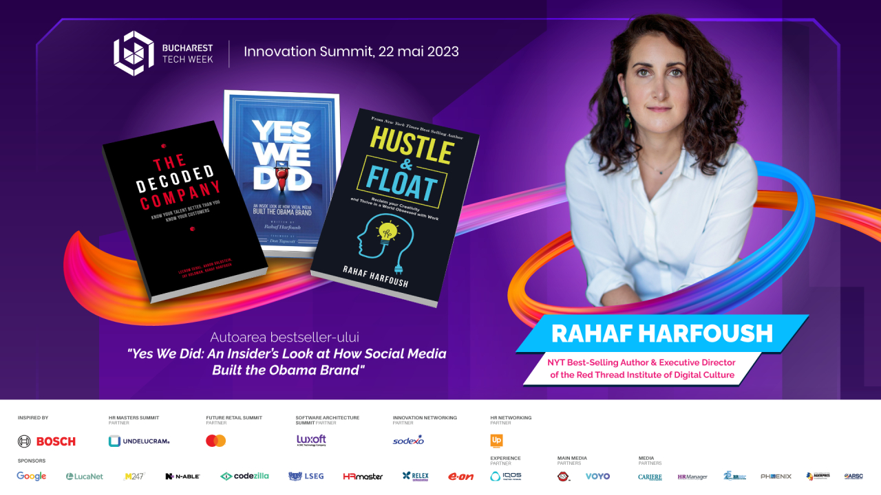 Un membru din staff-ul lui Obama și Macron vine la Bucharest Tech Week