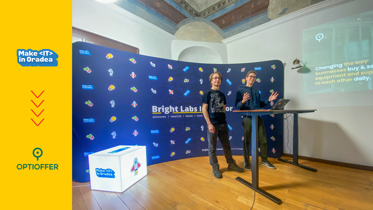 Programul Make IT in Oradea, prima investiție. 50.000 de euro pentru OptiOffer