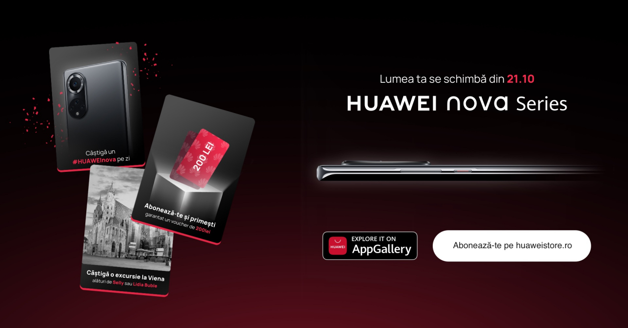 Noile telefoane Huawei Nova, lansare locală în octombrie: campanie cu premii