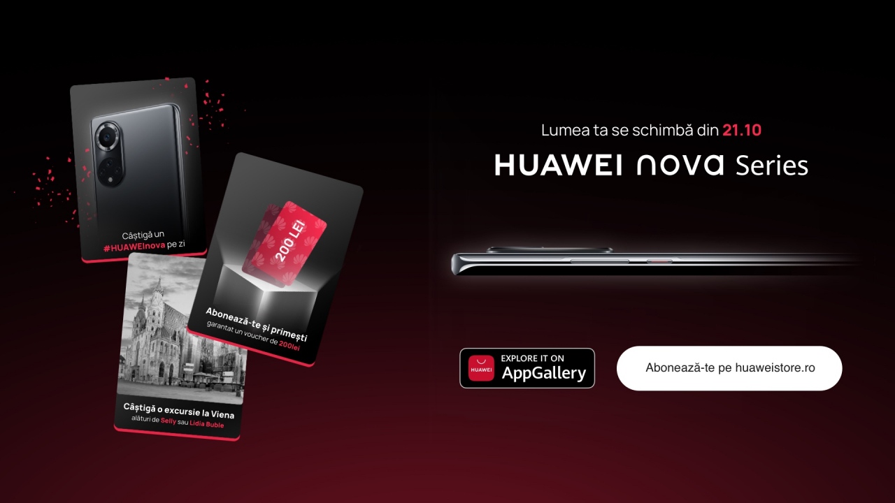 Noile telefoane Huawei Nova, lansare locală în octombrie: campanie cu premii