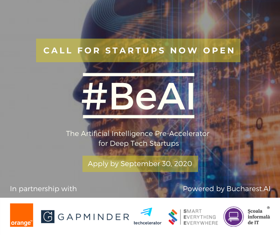 Preaccelerator pentru startup-uri de inteligență artificială din România