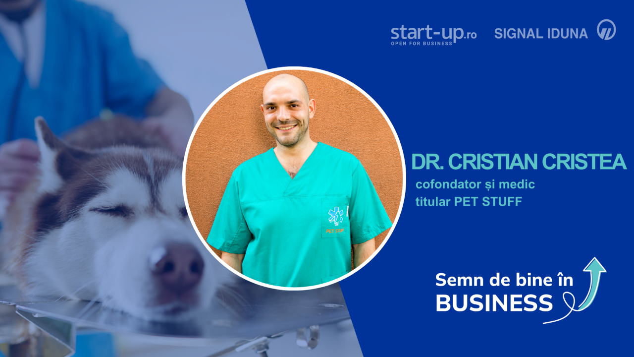 Dr. Cristian Cristea, cofondator PET STUFF: ”Cifrele se refac. Oamenii nu.”