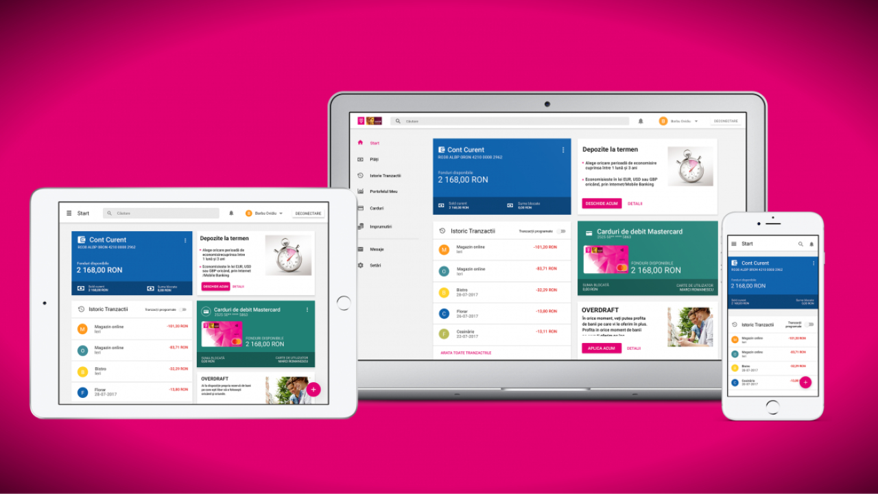 Telekom Banking este serviciul bancar oferit de Telekom România