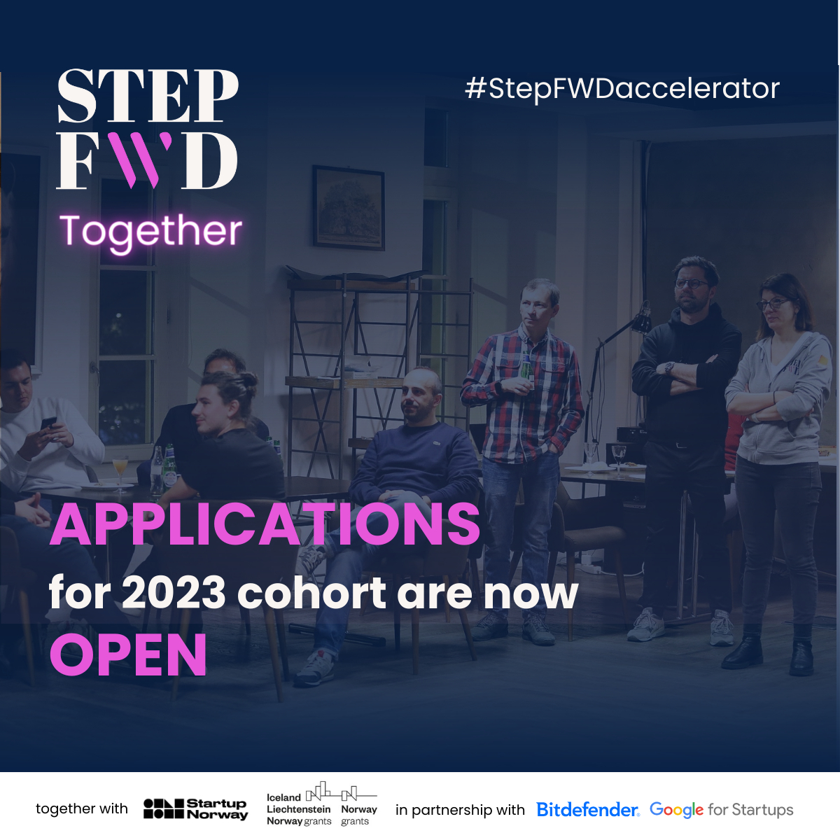 StepFWD Together, program de accelerare pentru tech startups cu echipe diverse