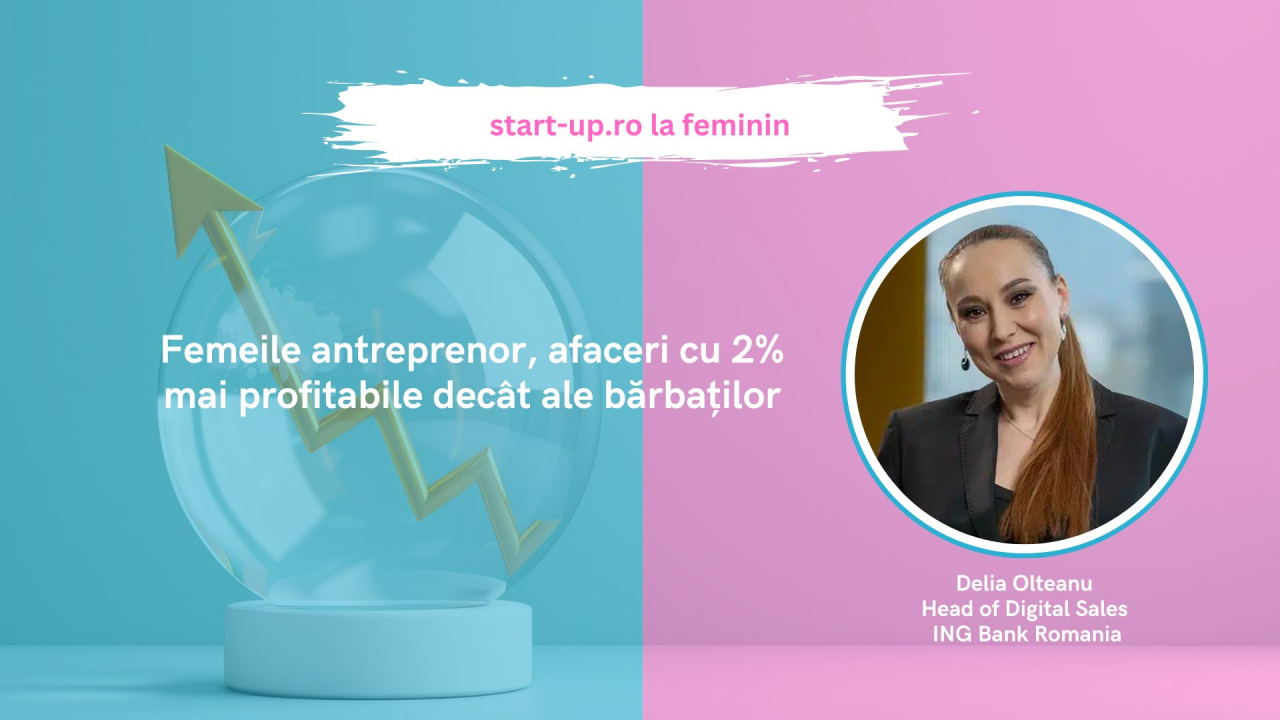 Femeile antreprenor, afaceri cu 2% mai profitabile decât ale bărbaților