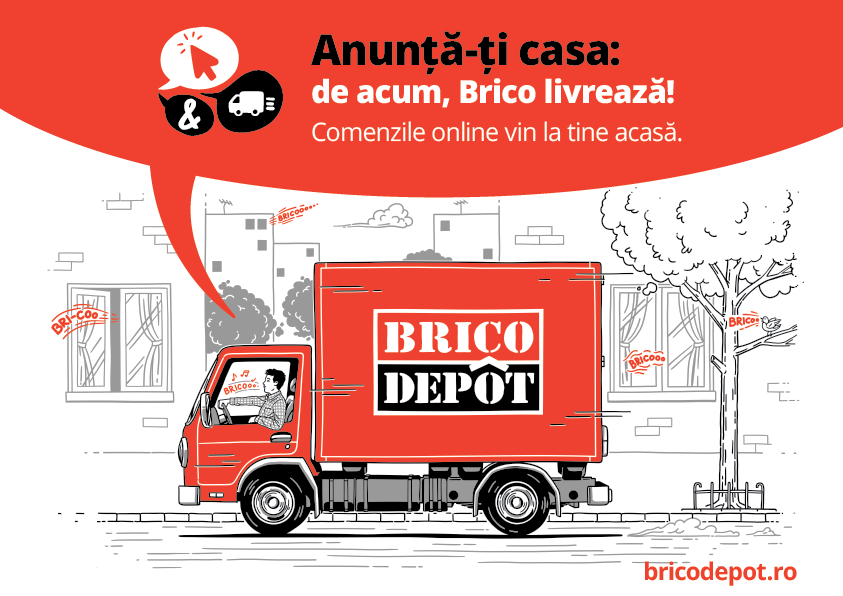 Brico Dépôt își lansează serviciu de livrare la domiciliu pentru comenzi online