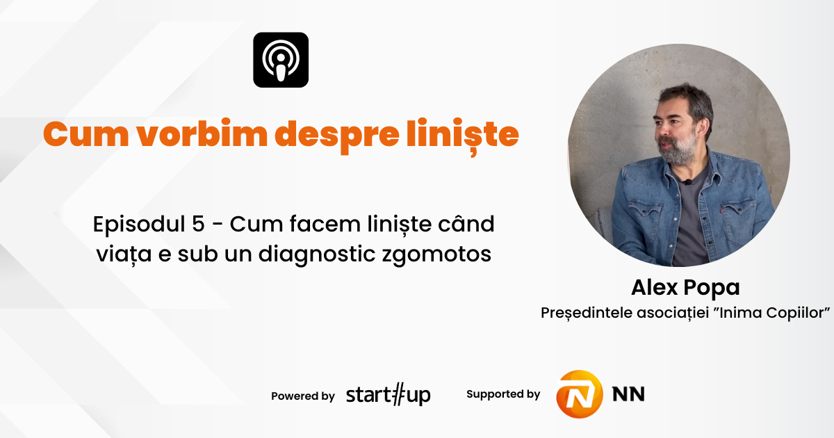 Cum facem liniște când viața e sub un diagnostic zgomotos, dialog cu Alex Popa