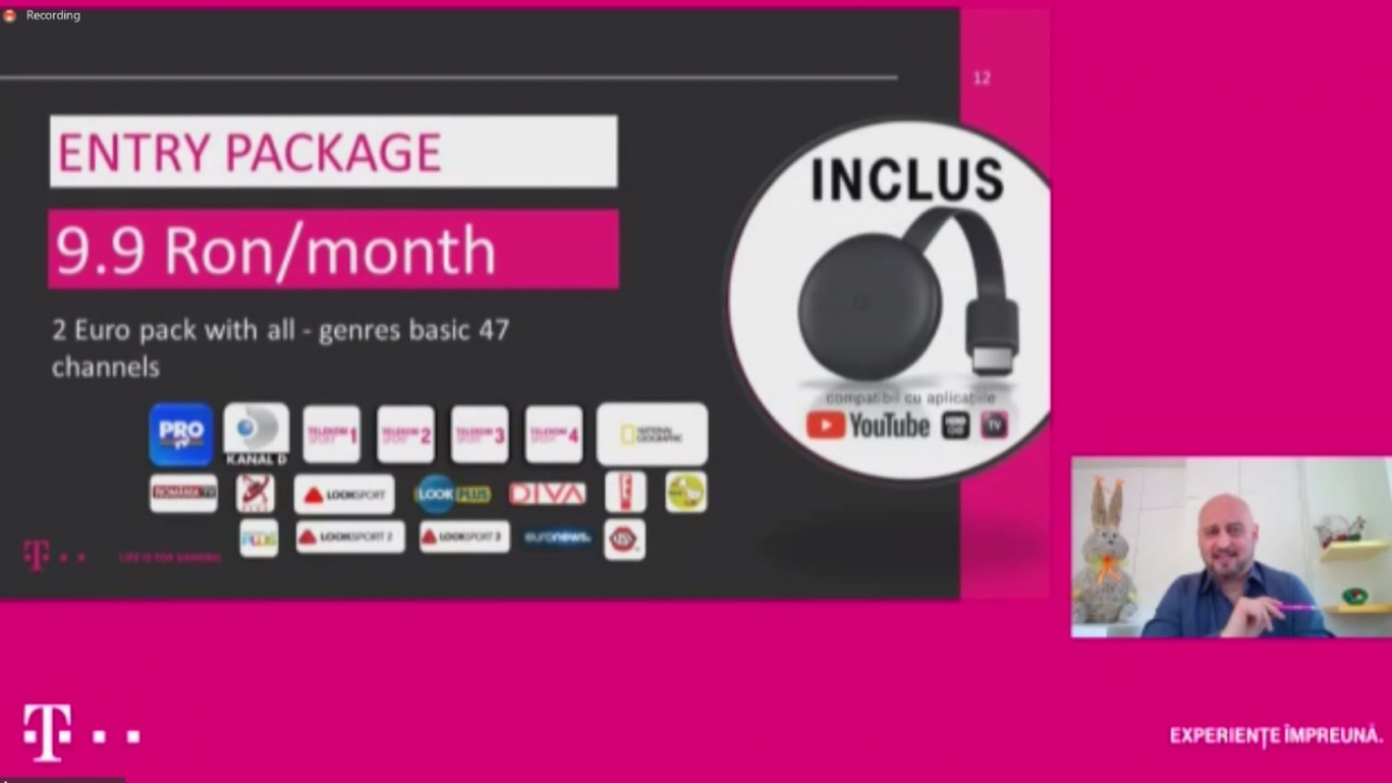 Premieră de la Telekom Romania: Abonament TV prin Google Chromecast și aplicație