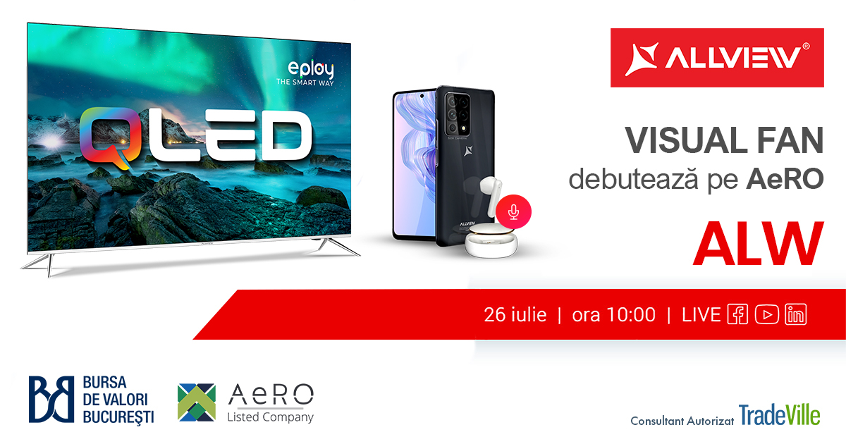 Acțiunile Visual Fan intra la tranzacționare pe piața AeRO