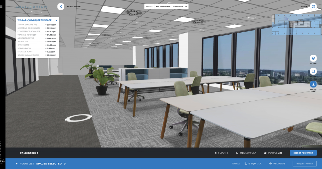 How technology transforms showcasing office spaces: Bright Spaces and Skanska