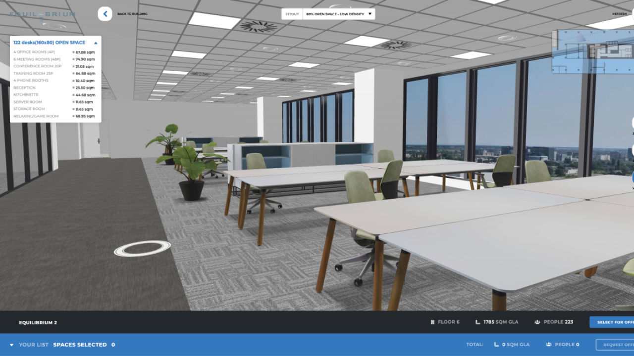 How technology transforms showcasing office spaces: Bright Spaces and Skanska