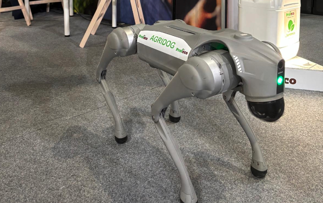Câinele-robot care poate monitoriza culturile agricole din România