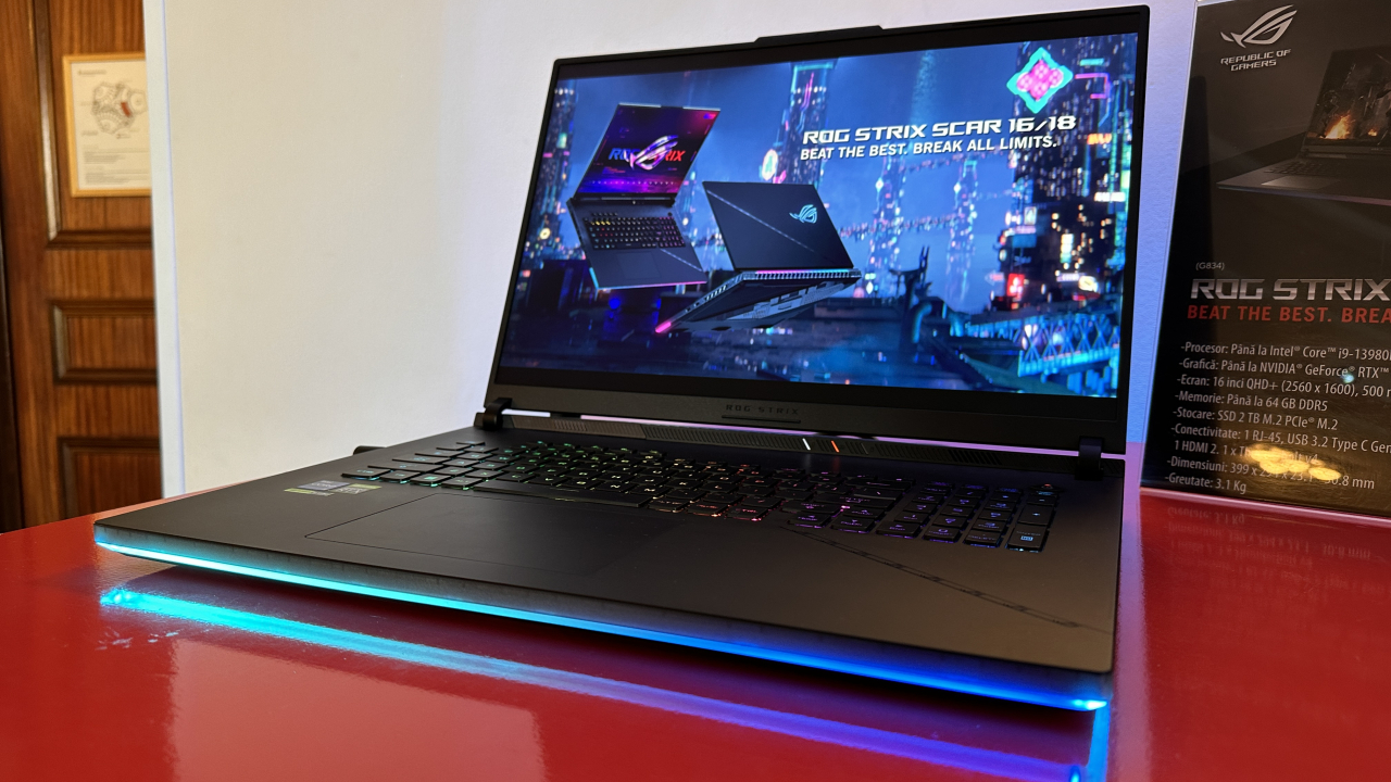 Asus ROG Strix Scar - disponibilitate în România pentru laptopurile de gaming