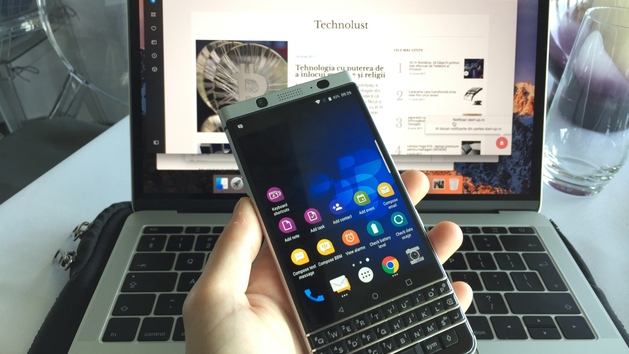 BlackBerry Keyone - reîntoarcerea tastaturii care ne-a alimentat viața