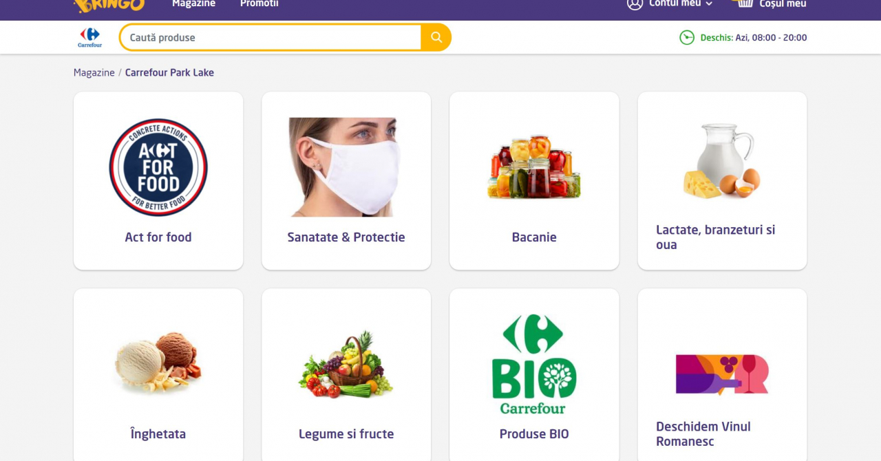 Carrefour își mută Supermaketul Online cu totul în Bringo