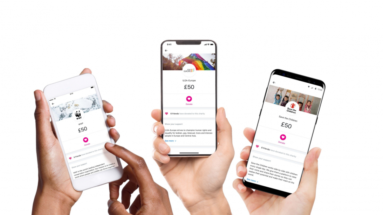 Revolut, funcționalitate pentru donații către organizații caritabile