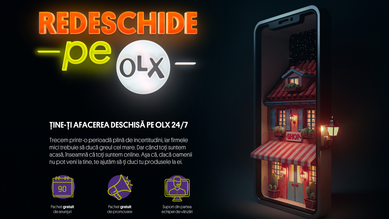 OLX lansează o inițiativă de susținere a antreprenorilor și afacerilor locale