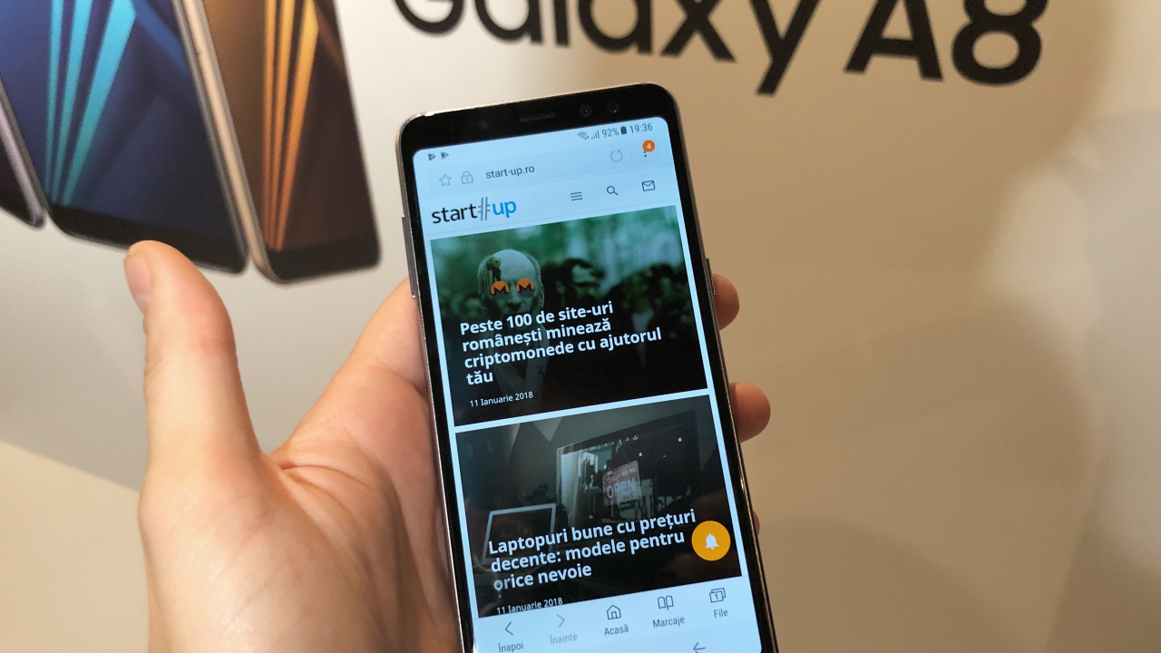 Samsung Galaxy A8 (2018) în România. Preț și disponibilitate