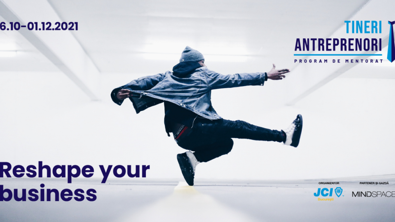 Înscrieri deschise la mini MBA-ul JCI Tineri Antreprenori 2021