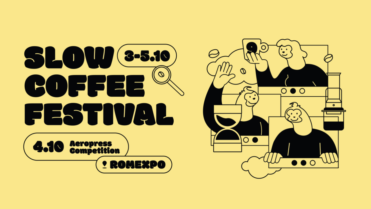Slow Coffee Festival așteaptă peste 50.000 de iubitori de cafea la ediția din 2025