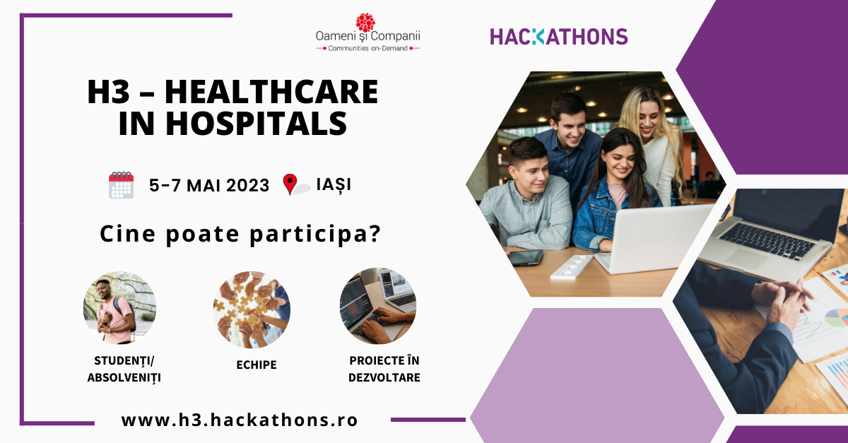 Hackathon pentru tineri care vor să facă soluții digitale pentru medicină