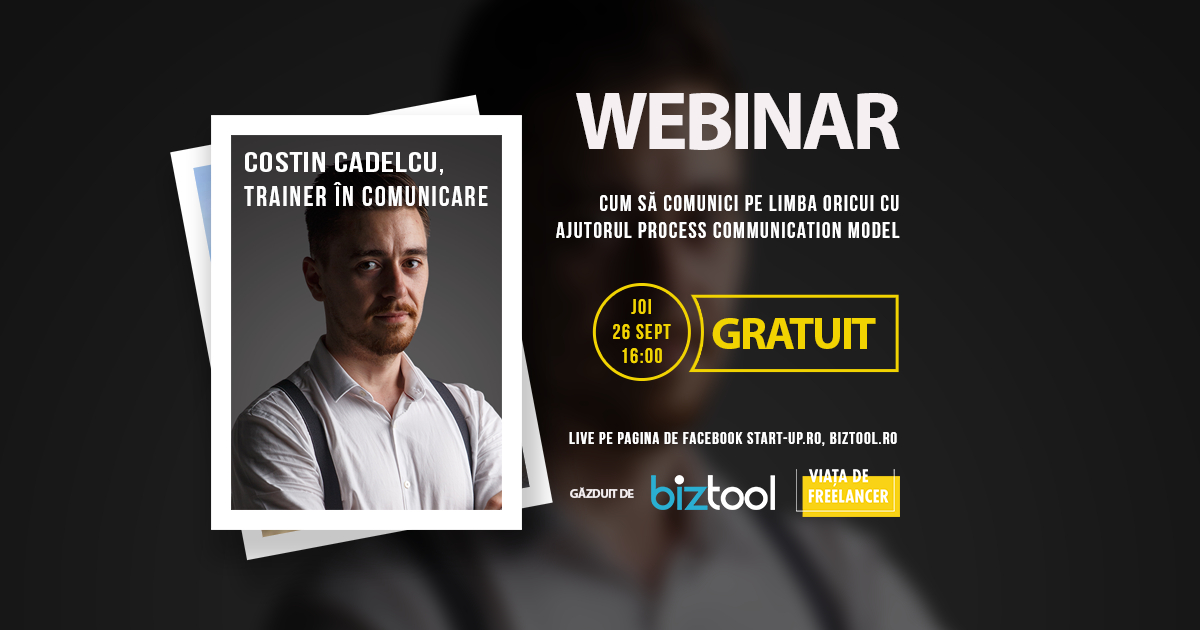 BizTool.ro, webinar gratuit: învață să comunici pe limba oricui