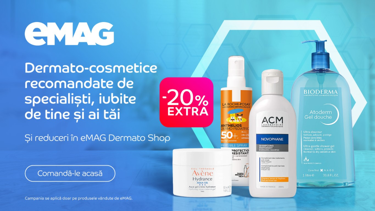 eMAG lansează un „shop în shop” sub umbrela eMAG Dermato Shop
