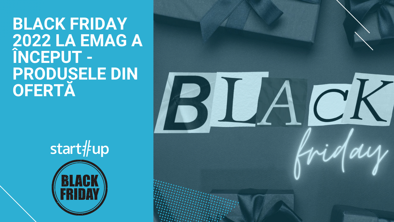 eMAG Black Friday a început - vânzări de 300 de mil. de lei în 2 ore
